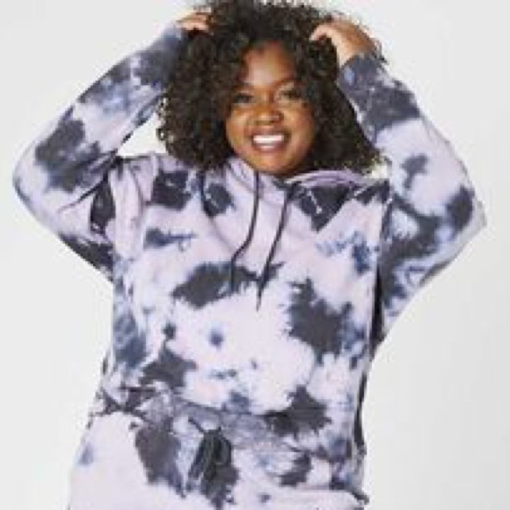 NWT Altard state BlueWhite Tie Dye SweatshirtLarge